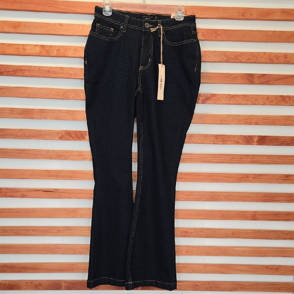 NWT Studio Dark Indigo Flare Jeans‎